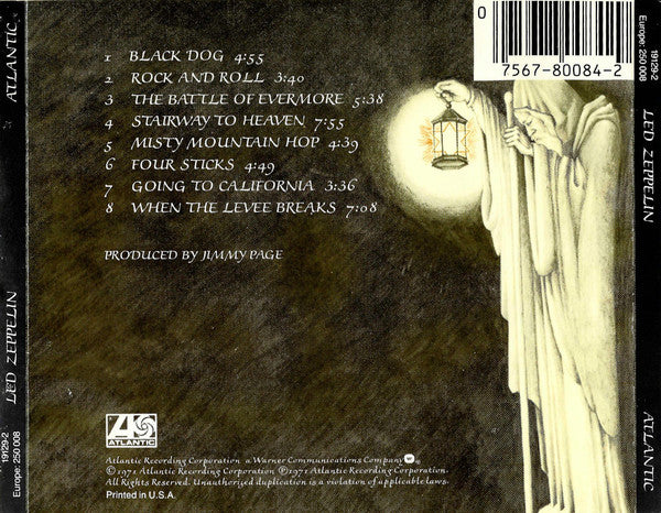 Led Zeppelin : Untitled (CD, Album, RE, ARC)