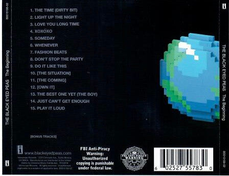 Black Eyed Peas : The Beginning (CD, Album, Dlx)
