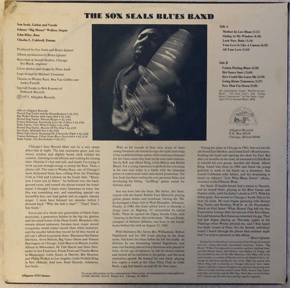 The Son Seals Blues Band : The Son Seals Blues Band (LP, Album)