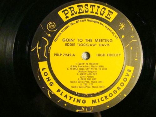Eddie "Lockjaw" Davis : Goin' To The Meeting (LP, Album, Mono)