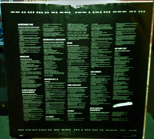 Missing Persons : Spring Session M (LP, Album, Win)