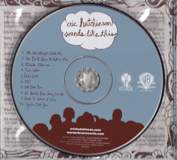 Eric Hutchinson : Sounds Like This (CD, Album, RE)