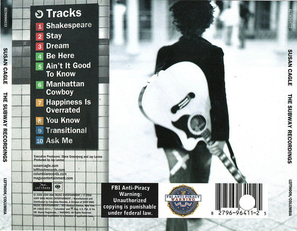 Susan Cagle : The Subway Recordings (CD, Album)