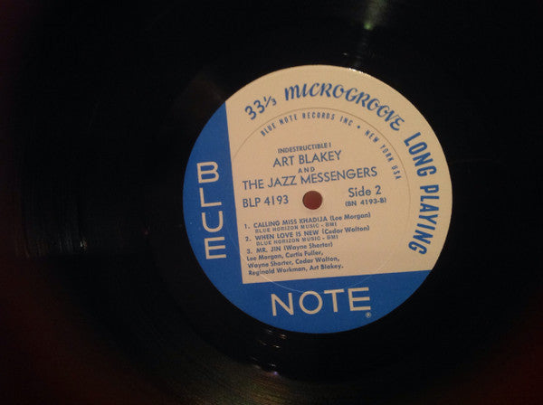Art Blakey & The Jazz Messengers : Indestructible (LP, Album, Mono)