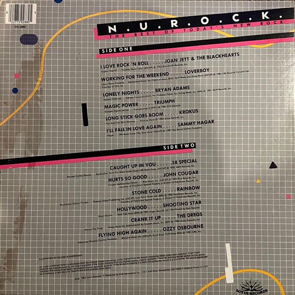 Various : N.U.R.O.C.K. The Best Of Today's New Rock (LP, Comp, 74,)