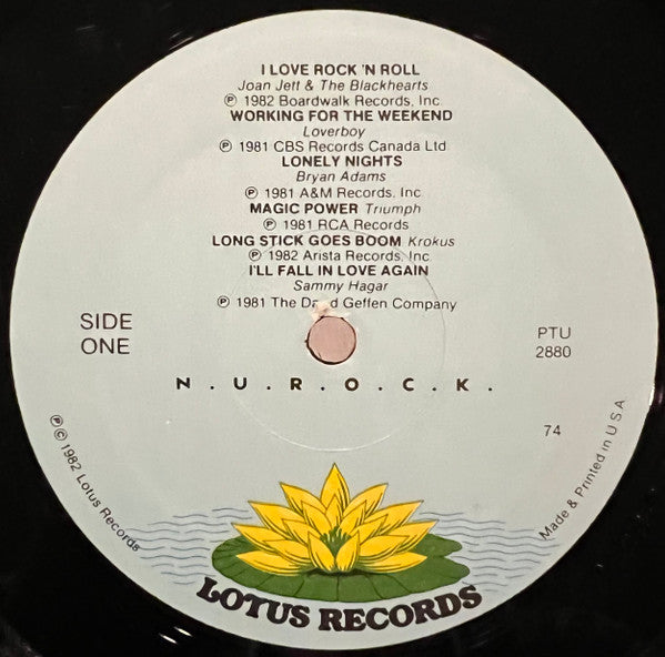 Various : N.U.R.O.C.K. The Best Of Today's New Rock (LP, Comp, 74,)