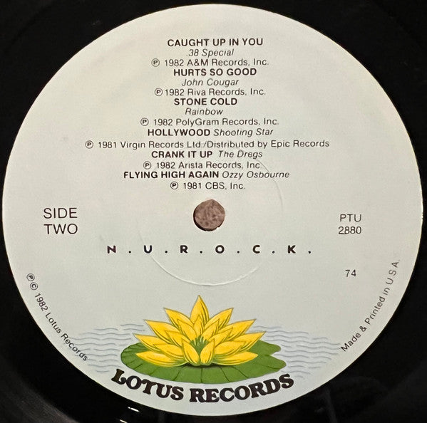 Various : N.U.R.O.C.K. The Best Of Today's New Rock (LP, Comp, 74,)