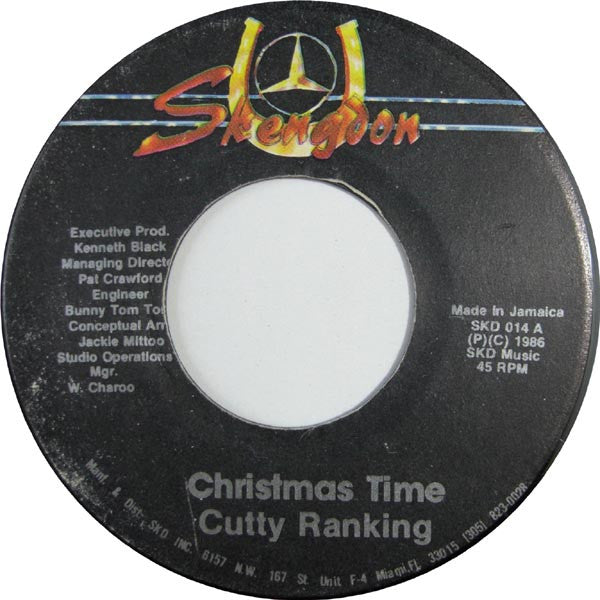 Cutty Ranking* : Christmas Time (7")