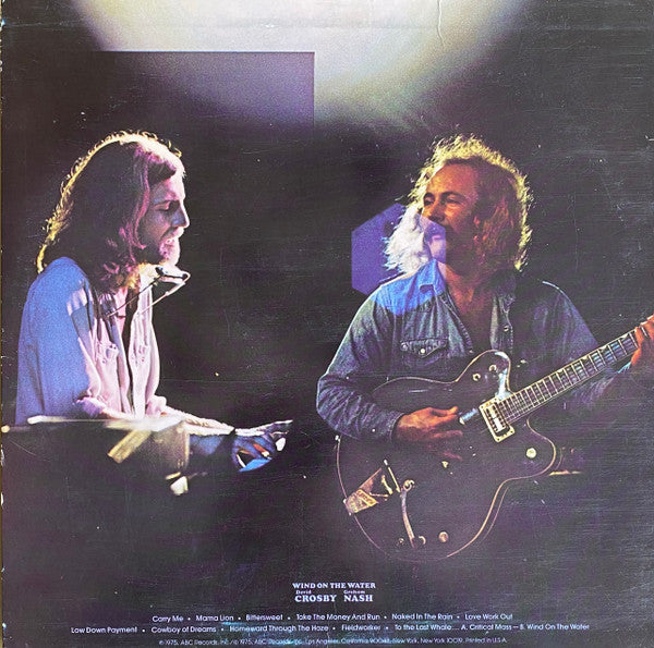 Crosby & Nash : Wind On The Water (LP, Album, PRC)