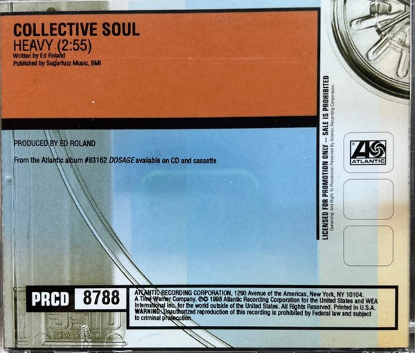Collective Soul : Heavy (CD, Single, Promo)