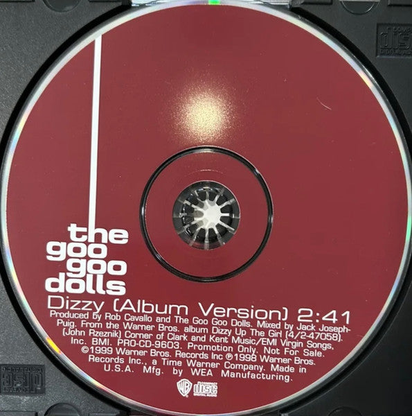 Goo Goo Dolls : Dizzy (CD, Single, Promo)