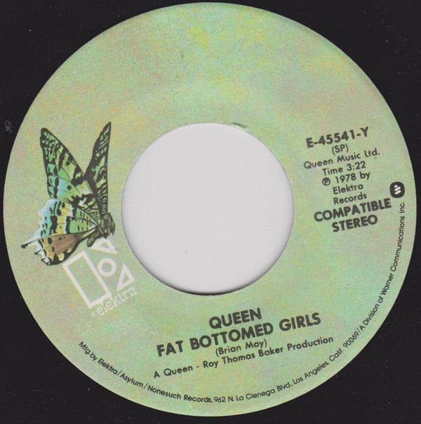 Queen : Bicycle Race / Fat Bottomed Girls (7", Single, But)
