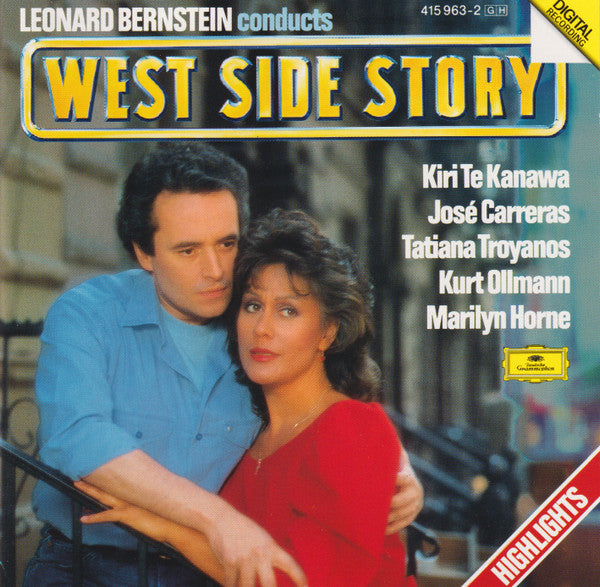 Leonard Bernstein : Kiri Te Kanawa • Tatiana Troyanos • Marilyn Horne • José Carreras • Kurt Ollmann : West Side Story - Highlights (CD, Pol)