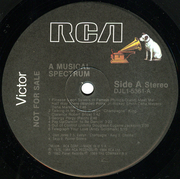 Various : A Musical Spectrum (LP, Comp, Promo, Smplr)