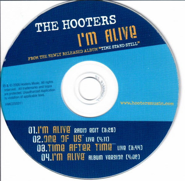 The Hooters : I'm Alive (CD, Maxi)