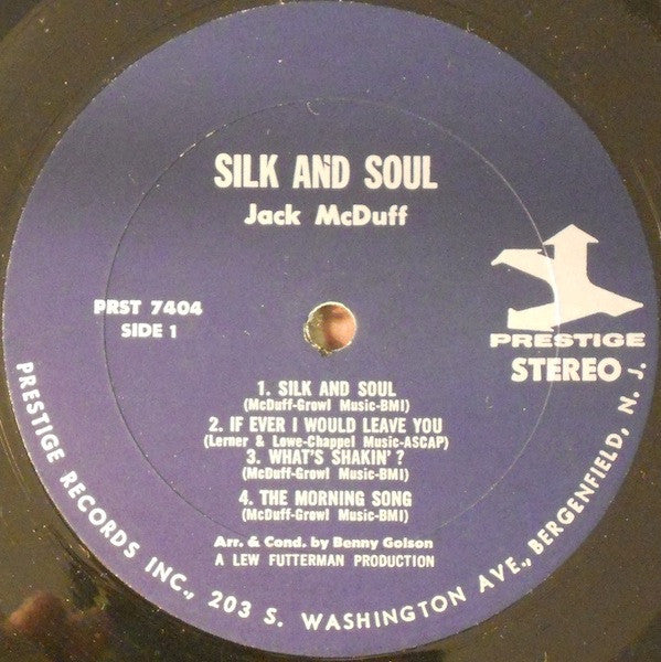 Brother Jack McDuff : Silk And Soul (LP, Album)