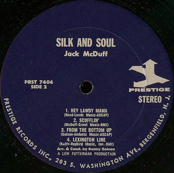 Brother Jack McDuff : Silk And Soul (LP, Album)