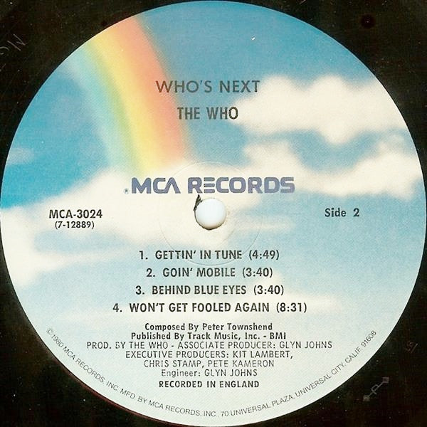 The Who : Who's Next (LP, Album, RE)