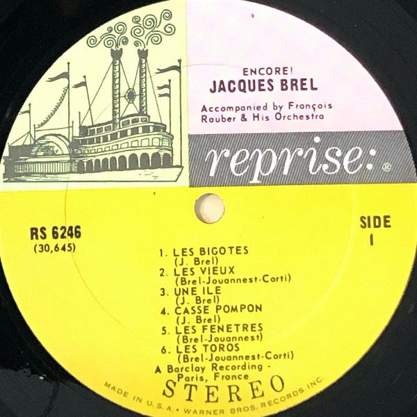 Jacques Brel : Encore! (LP, Album)