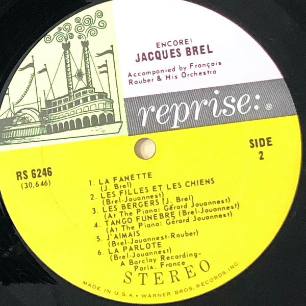 Jacques Brel : Encore! (LP, Album)