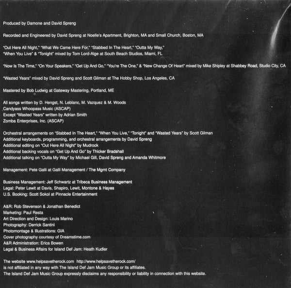 Damone (4) : Out Here All Night (CD, Album)