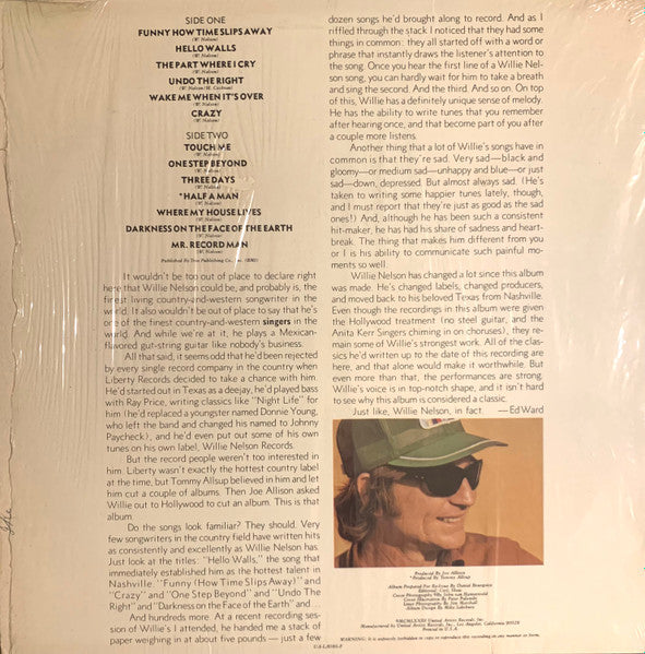 Willie Nelson : The Best Of Willie Nelson (LP, Album, Comp, RE)