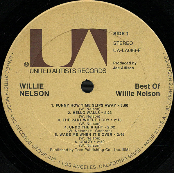 Willie Nelson : The Best Of Willie Nelson (LP, Album, Comp, RE)