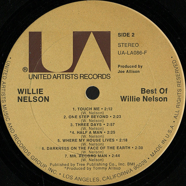 Willie Nelson : The Best Of Willie Nelson (LP, Album, Comp, RE)