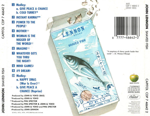Lennon* / Plastic Ono Band* : Shaved Fish (CD, Comp, RE)