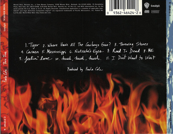 Paula Cole : This Fire (HDCD, Album, SRC)