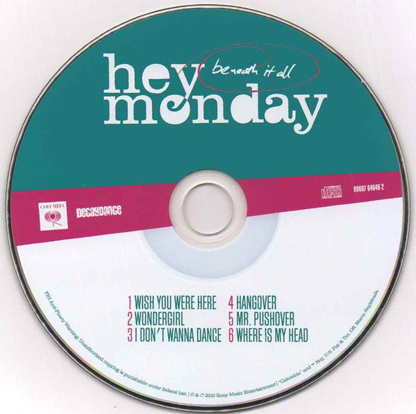 Hey Monday : Beneath It All (CD, EP)