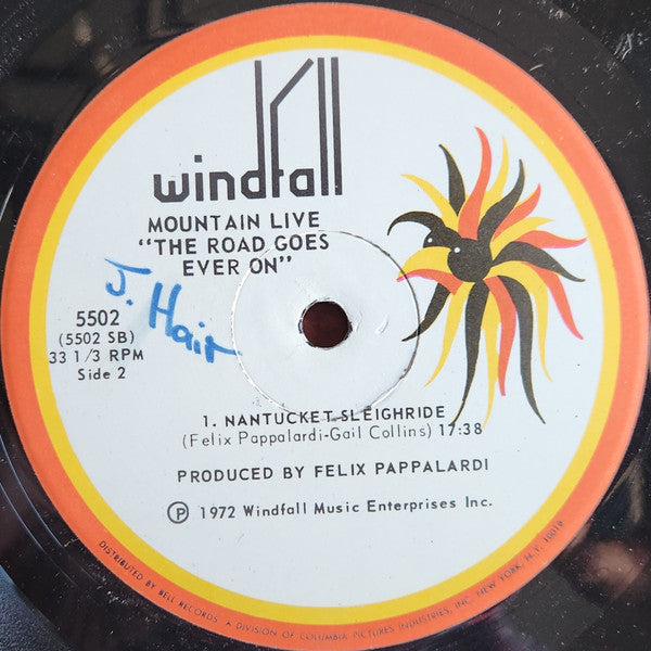 Mountain : Live: The Road Goes Ever On (LP, Album)