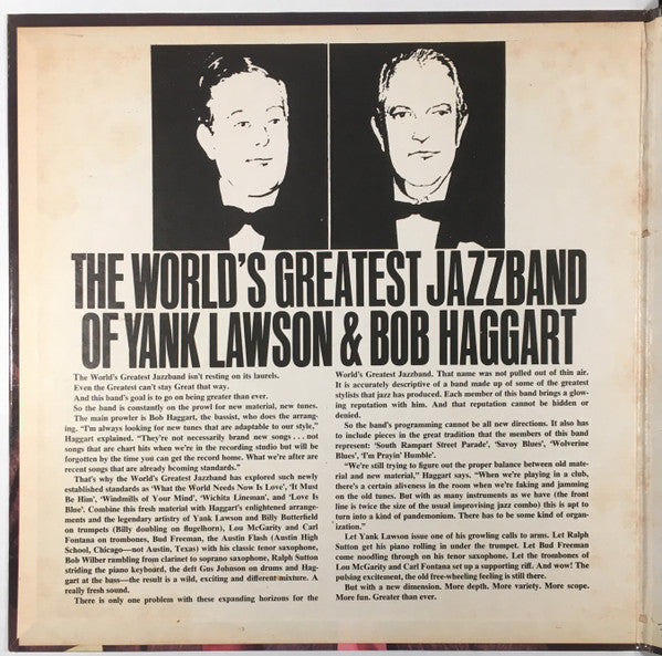 The World's Greatest Jazzband Of Yank Lawson & Bob Haggart : Extra! (LP, Album, Gat)