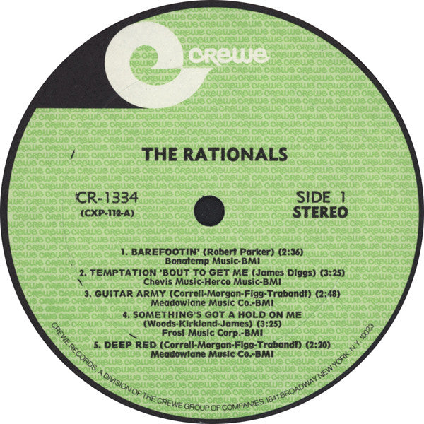 The Rationals : The Rationals (LP, Album)