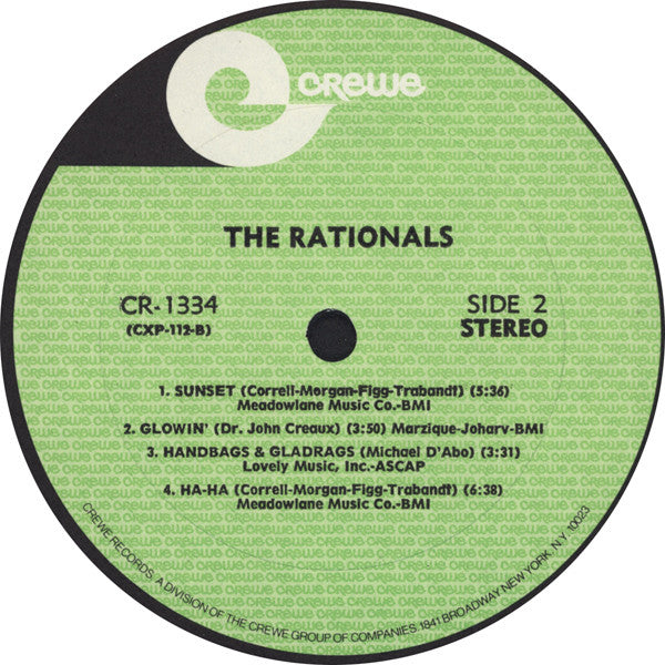 The Rationals : The Rationals (LP, Album)