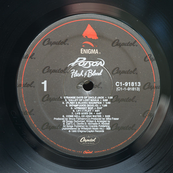 Poison (3) : Flesh & Blood (LP, Album)