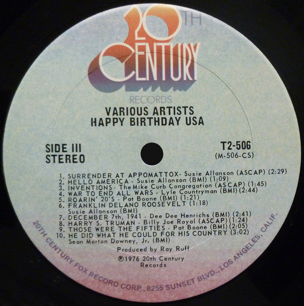Various : Happy Birthday U.S.A. (2xLP)