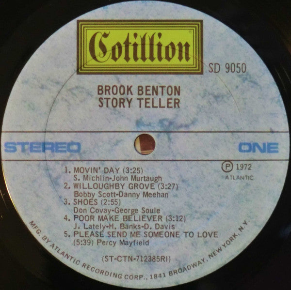 Brook Benton : Story Teller (LP, Album)