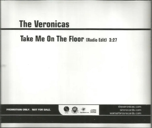 The Veronicas : Take Me On The Floor (CD, Single, Promo)