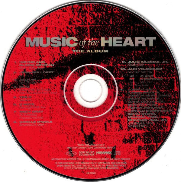 Various : Music Of The Heart (The Album) (CD, Album)