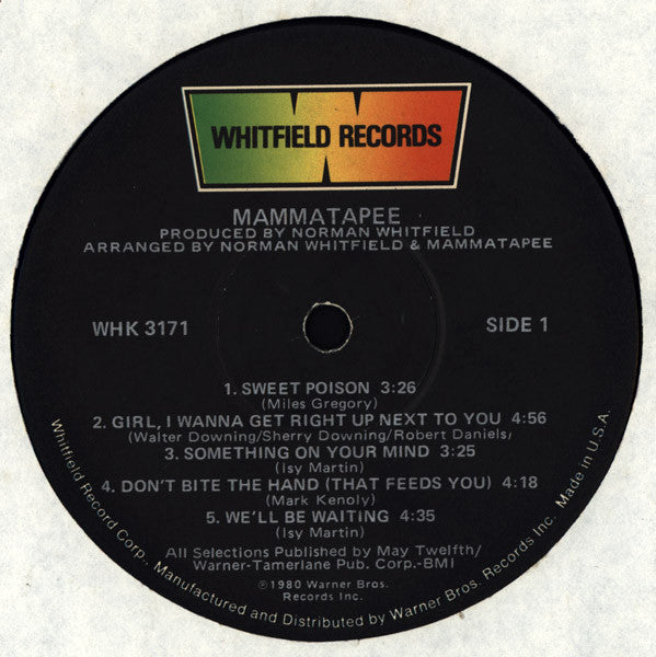 Mammatapee : Mammatapee! (LP, Album)