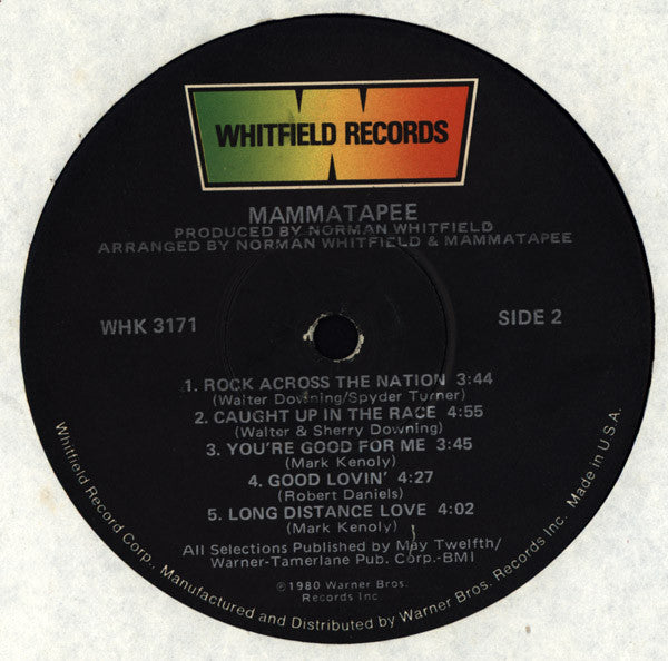 Mammatapee : Mammatapee! (LP, Album)
