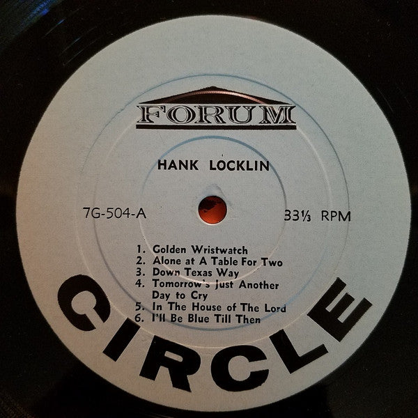 Hank Locklin : Hank Locklin (LP, Mono)