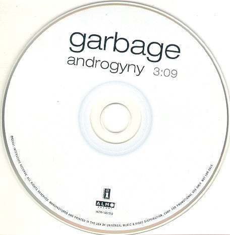 Garbage : Androgyny (CD, Single, Promo)