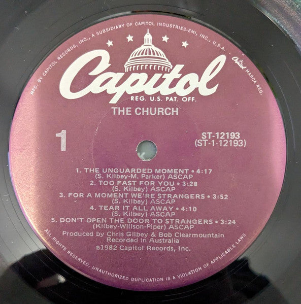 The Church : The Church (LP, Album, Win)