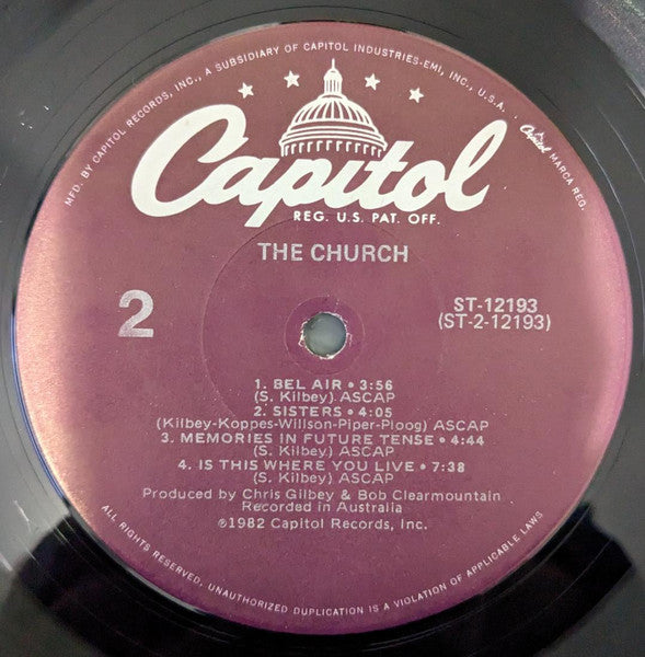 The Church : The Church (LP, Album, Win)