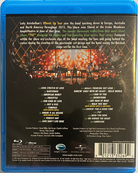 Lady Antebellum : Wheels Up Tour (Blu-ray, Multichannel)