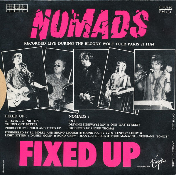 Fixed Up / The Nomads (2) : E.P. Live (7", EP)