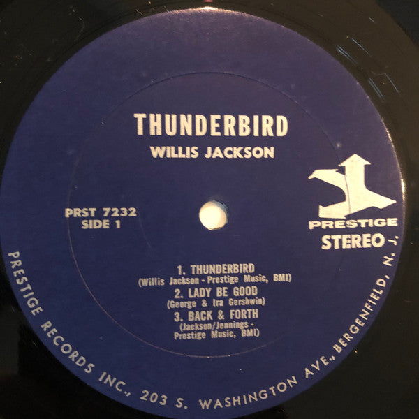 Willis Jackson : Thunderbird (LP, Album, RE)