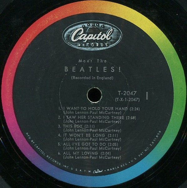 The Beatles : Meet The Beatles! (LP, Album, Mono, Scr)